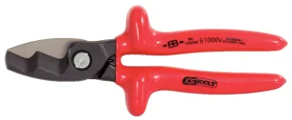 KS Tools 1000V Zwei-Schneiden-Kabelschere, 200mm - 117.1270