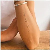 Inkster Schmuck-Tattoo Hochwertige temporäre Tattoos, Vegane & EU-Kosmetikzertifizierte Farbe
