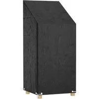 vidaXL Gartenmöbel-Schutzhülle Abdeckung für Gartenstuhl 8 Ösen 65x65x110/150 cm Polyethylen (1-St)