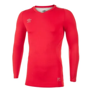 Umbro Herren Elite V-Ausschnitt Base Layer Top (Zinnoberrot)