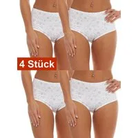 Cocain underwear Taillenslip Damen Slip Microfaser rot weiss schwarz grau sexy Unterhosen Hüftlip (Spar-Pack, 4-St) ideale Bewegungsfreiheit