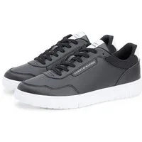 Tommy Hilfiger BASKET CORE LITE LTH Sneaker Freizeitschuh, Halbschuh, Schnürschuh mit Logo an der Schuhzuge