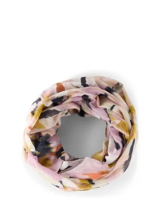 Tom Tailor - Loop-Schal mit Muster big abstract flower print - Gr. - OS