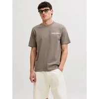 Jack & Jones T-Shirt JPRBLAOSCAR SS TEE FST mit Logo Schriftzug