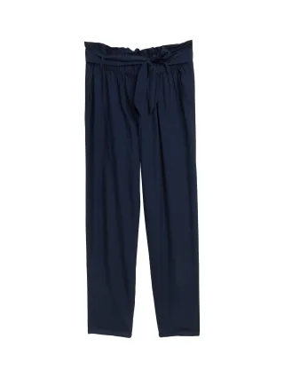 Tom Tailor - Loose Slim Paperbag Hose sky captain blue - Gr. - 28