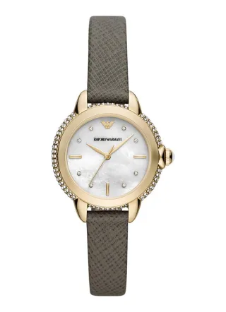 Emporio Armani Mia Grau Damen Armbanduhr AR11526