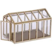 NOCH Modelleisenbahn-Gebäude Gewächshaus, Miniatur-Garten mit Laser-Cut Bausatz