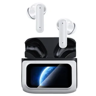 XH11 TWS Earbuds Wireless bluetooth 5.4 Earphone with LCD Touch Screen 13mm Driver Unit Dual Mic 32H Playback Touch Cont