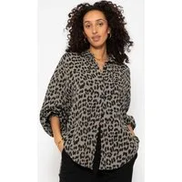 SASSYCLASSY Longbluse Musselin Bluse mit hellen Streifen für Damen Baumwollbluse im Oversized Fit mit Kent Kragen