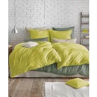 fleuresse Bettwäsche Provence in Gr. 135x200, 155x220 oder 200x200 cm, Halbleinen, 2 teilig, Halbleinen, 50% Baumwolle, 50% Leinen, Gr. 135x200, 155x220, 200x200cm