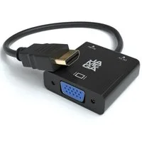 JAMEGA HDMI zu VGA Adapter HDTV 1080p Konverter Aktiv Audio & Videokabel für Adapter