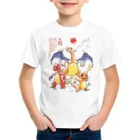 style3 T-Shirt pokemon pikachu mewtu glumanda bisasam schiggy evoli gengar relaxo go