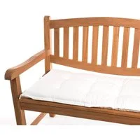 Sun Garden Bankauflage Gartenbank Naxos 150 cm 50104-53 weiß 150x49x6 cm Sun Garden, (1 St)