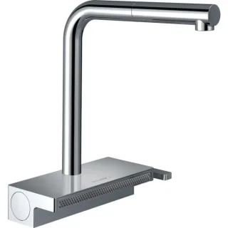 hansgrohe Aquno Select M81 Küchenarmatur 73830000 chrom, mit Ausziehbrause, 2jet, sBox