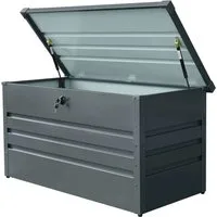 Divit Aufbewahrungsbox Outdoor Metall Aufbewahrungsbox AB5 Gartentruhe verschließbar 350 Lite