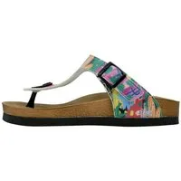 DOGO Lila Zehentrenner No More Drama Damen Sandalen, Lila Zehentrenner Handgefertigt