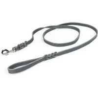 CopcoPet Hundeleine Fettlederleine mit Handschlaufe, Leder