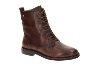 Pikolinos W2L-8749 caoba Damenschuhe Stiefeletten braun DEVA Blockabsatz