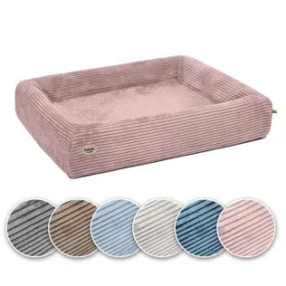 SABRO Hundebett KUDDE Cord rosè 60 cm, 70 cm