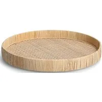 Zeller Present Tablett Nature, Rattan, (1-tlg)