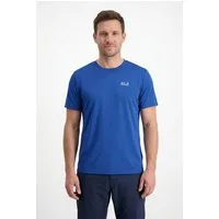 Jack Wolfskin Funktionsshirt TECH T M atmungsaktiv, Kurzarm, mit Rundhalsausschnitt, ohne Verschluss