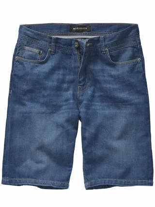 Mey & Edlich Herren Gut-drauf-Shorts Blau 70 % Baumwolle, 30 % Hanf