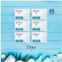 DOVE Gesichtsseife Dove Seifenstück Gentle - feuchtigkeitsspendend und erfrischend, 6-tlg., Dove Seifen feuchte und weiche Haut den ganzen Tag
