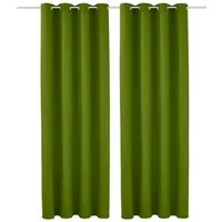 OTTO home Vorhang Raja (2 St), Ösen, blickdicht, Polyester, einfarbig, Einfache Montage, Pflegeleicht, Ösen, 2 er Pack, uni