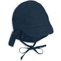 Sterntaler® Schirmmütze UV-Schutz 50+ Schirmmütze mit Nackenschutz uni (1-St) Mütze mit Nackenschutz aus UV-Popeline (Bio) unifarben