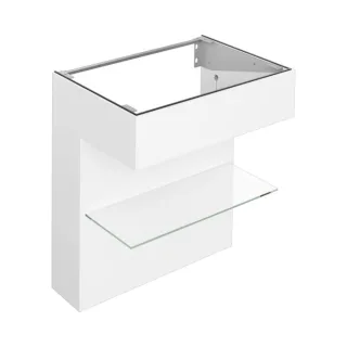 Keuco Edition 11 Art Waschtischunterschrank 32510960801 mit Glasablage und Beleuchtung , 800 x 870 x 490 Sonderanfertigung PG1