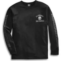 HARLEY-DAVIDSON Langarmshirt Herren Pullover Willie G Skull Longsleeve Langarm Sweater