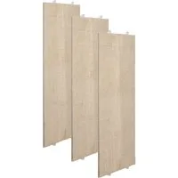 BigDean Kratzbrett 3x Katzenkratzbrett Eckkratzbrett Wandkratzbrett Kratzwand Sisal 80cm, (Packung, 3-tlg., Kratzbrett), Schützt Möbel und Wände, Macht Katze Glücklich.
