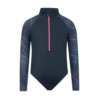 Mountain Warehouse - "Mira" Rashguard Badeanzug für Mädchen (Marineblau)