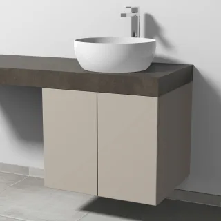 Sanipa Waschtischunterbau mit Türen 2morrow (P3361) 510x600x520 Kaschmir-Matt, P33611U P33611U