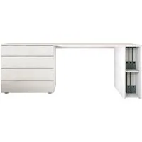 borchardt Möbel Schreibtisch Vaasa, Breite 196 cm, Push to Open-Funktion