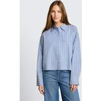 TOM TAILOR Denim Langarmbluse Blusen & Shirts Boxy Fit Hemdbluse aus Baumwolle