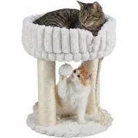 COSTWAY Kratzbaum, Katzenbaum, Kletterturm für Katzen, mit Spielball