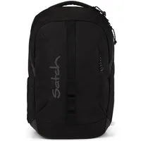 Satch Schulranzen Schulrucksack CON:NEXT Urban Black (1 Stück), ergonomisch, 3 Fächer, für digitale Schule