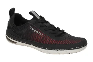 Bugatti 321-ASG04-6900 Glenans Herren Sneaker rot/schwarz Vegan Nike Fu?bett