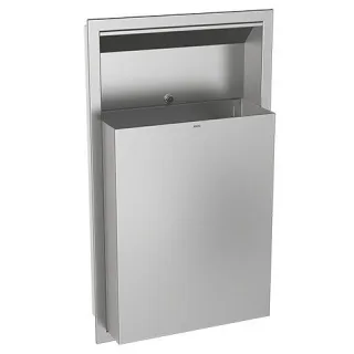 KWC Aquarotter Abfallbehälter, RODAN, Edelstahl, 408x690x169 mm, Unterputz, ca. 23 l, 2000090062 2000090062