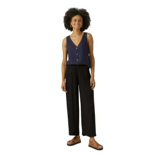 Vero Moda - Bluse für Damen, V-Ausschnitt, Regulär (Marineblau)