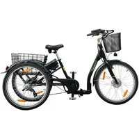 SachsenRAD E-Bike Lastenrad T3A Trio II Faltbar mit Alarmanlage, 7 Gang Shimano, Kettenschaltung, Frontmotor, 468 Wh