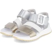 Rieker Rieker W2950-90 Damen Glattleder gold Sandalette