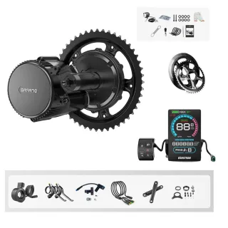 [EU DIRECT] BAFANG BBS01B 36V 250W Mid-Motor Conversion Kit Electric Bike Kits with VD618 Display Screen 36/42/44T Chain