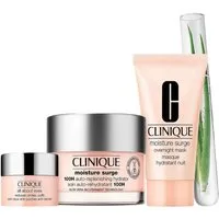 CLINIQUE Gesichtspflege-Set Moisture Surge Hydrate & glow, for all-over dewy hydration, 3-tlg.