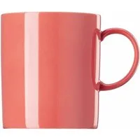 Thomas Porzellan Becher Sunny Day Soft Red Henkelbecher 0,3l, Porzellan, Tassen