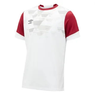 Umbro - "Vier" Trikot für Herren (Weiß/Weinrot)