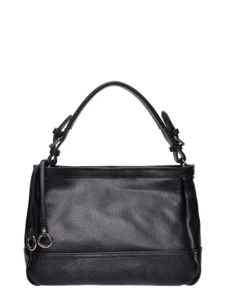 Roberta M Schwarz Rindsledertasche