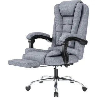 Rattantree Bürostuhl,, Grau, Metall, 52x105x52 cm, Arbeitszimmer, Bürostühle, Drehstühle