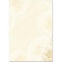 LYSCO Briefpapier Motivpapier Sträuße aus Rosen DIN A4, gut beschreibbar, rosige Atmosphäre, für alle Drucker geeignet.